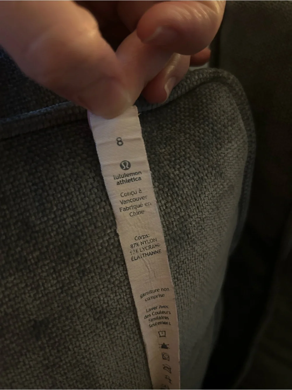lululemon athletica black cropped leggings